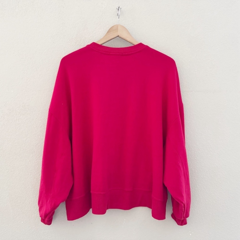 Judith March MERRY Rhinestone Sweatshirt Large Red Green Holiday Festive Fun - Picture 4 of 11